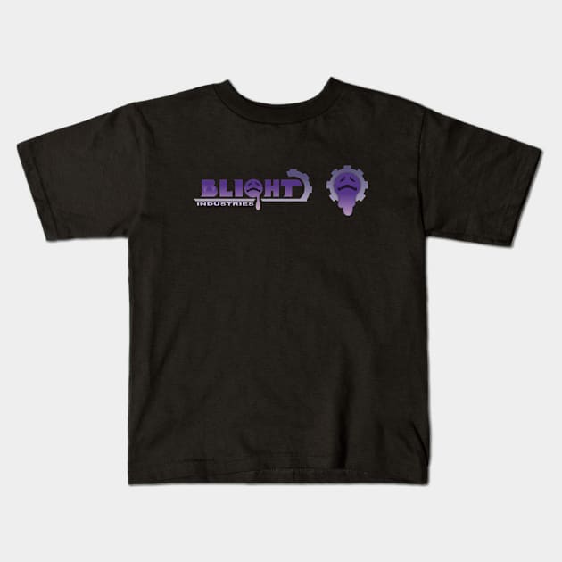 Blight Industries Text and Logo Kids T-Shirt by RobotGhost